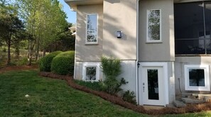 Lake apartment entrance