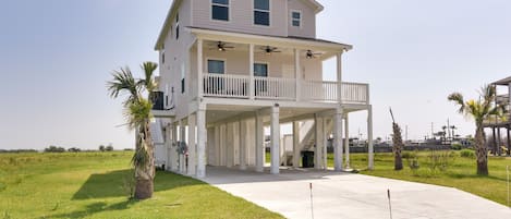 Galveston Vacation Rental | 3BR | 2.5BA | Stairs Required | 1,696 Sq Ft