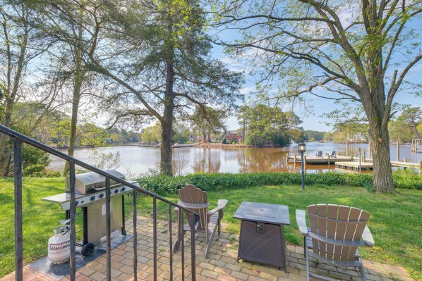Mathews Vacation Rental | 4BR | 3.5BA | Stairs Required to Access | 3,800 Sq Ft