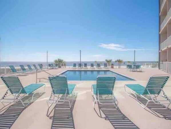 East, beach side pool