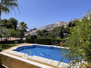 Pool view from the terrace.