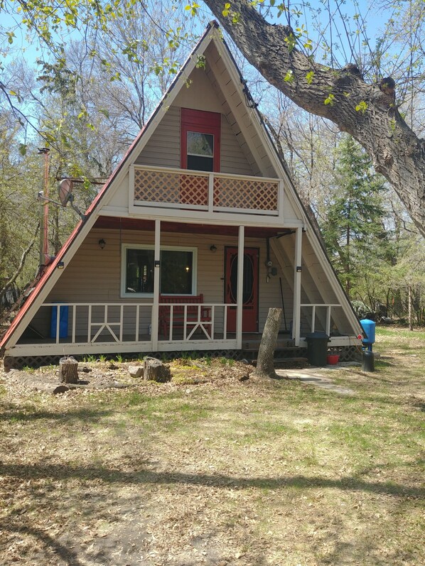 Covered porches for enjoying your first cup of coffee in the morning.