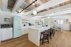 Fully equipped kitchen that has everything you need to cook for friends and family or entertain