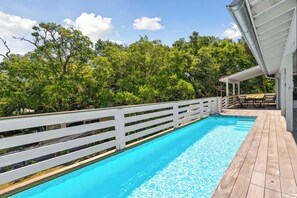 Private pool with option to be heated