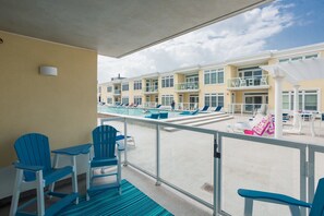 Balcony- View of Plaza and Pool