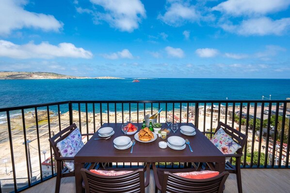 Terrace with outdoor furniture