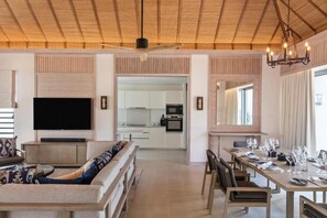 Living Room and Dining Room.