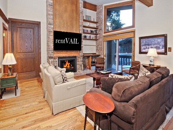 Living Room w/ Fireplace