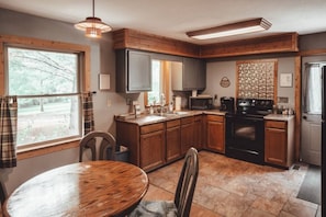 Your fully stocked kitchen has what you need to make any tasty meal