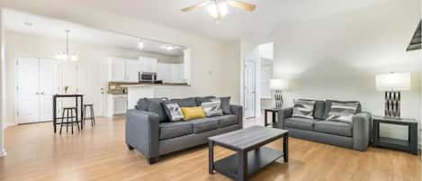 Open Concept Living Room w/TV Streaming!