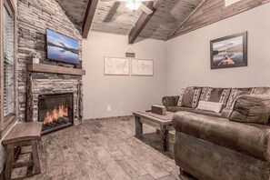 Living room with sleeper sofa