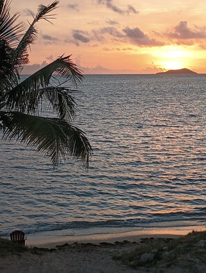 From balcony - Sunrise over Buck Island