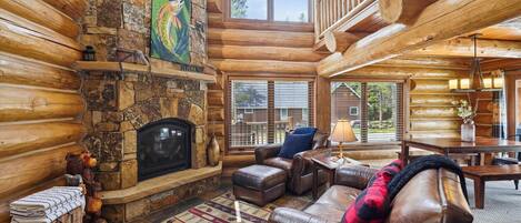 Living Room, The Wicker Creel Cabin, Breckenridge Vacation Rental