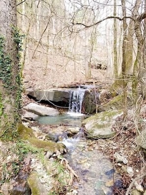 Waterfall at end of trail