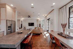 Dining to living room view