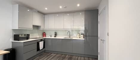 Modern fully equipped kitchen