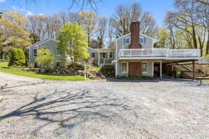 This is a sprawling home with a gorgeous wrap around deck