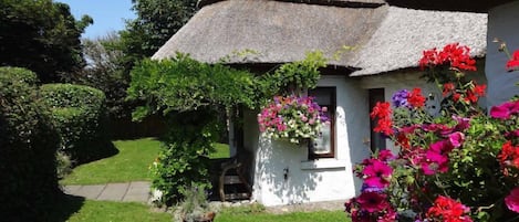 Little Orchard Cottage with delightful views to the sea.