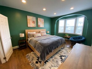 Master bedroom with a spacious king-sized bed – your ultimate retreat.