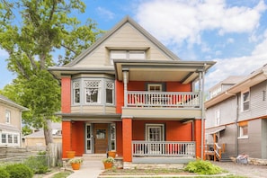 We call her Big Red, and she's the perfect house for a multigenerational gathering!
