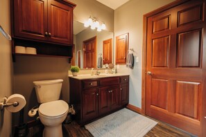 Bathroom, Sink, storage cabinets