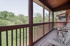 Screened-In Deck with Ozark's View