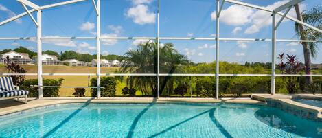 Beautiful views from your pool deck!