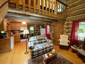 Living Room, Open To Kitchen & Dining