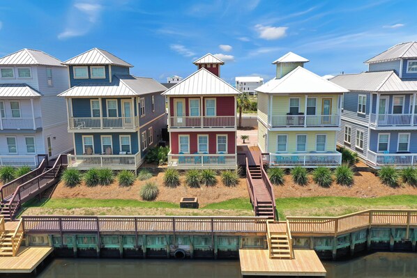 Easy Access to the Canal From Back Deck