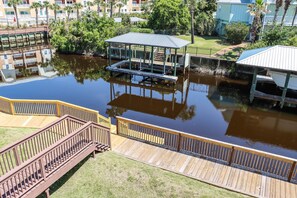 View of Canal from Bedroom 1 Deck