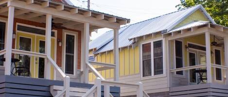 The Cottages of Indian River, the Vista on left and the Firefly on right