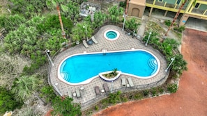 Enjoy the community Pool and Hot tub!