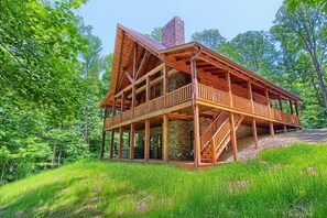 Rear and yard around the property