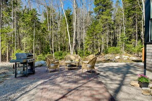 Patio | Gas Grill | Wooded Surroundings