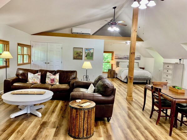 Above garage Loft Style Apartment.