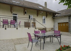 Terrasse avec vue sur le parc