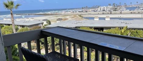 Bay and Beach View from Deck