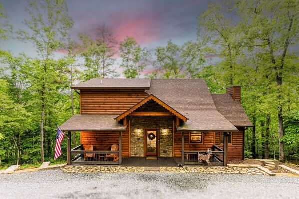 This 2,700-sq.ft. cabin was built in 2020 and holds every amenity you could want.