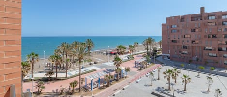 Uitzicht op strand/zee