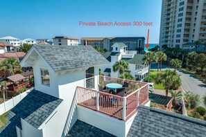 The private beach access is 300 feet away! 