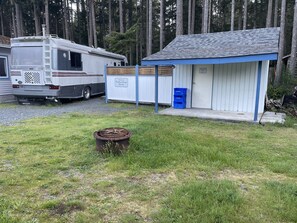 Private Bunkhouse on the right and the Coach