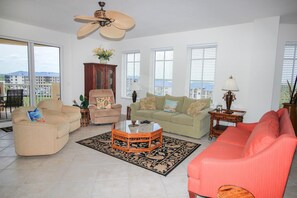 Feel at home in this spacious living room