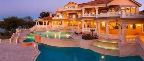 Pools, patios and balconies.