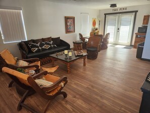 living & dining areas