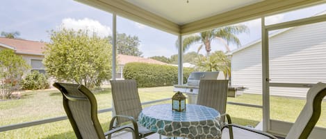 The Villages Vacation Rental | 2BR | 2BA | 1 Half Step to Enter | 1,200 Sq Ft