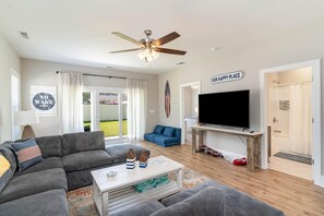 downstairs living area