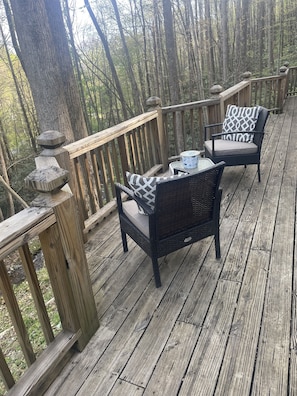 Overlooking creek
