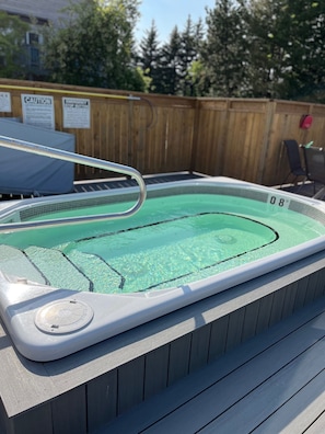 Hot tub open all year round