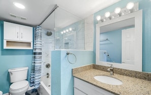 This master bedroom offers a private en-suite bathroom for ultimate comfort.