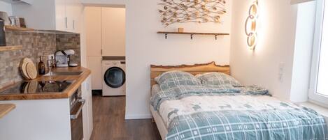 Apartment für 2 Personen, 22 qm, Waschmaschine-Wohnraum
